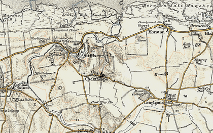 Old map of Cockthorpe in 1901-1902