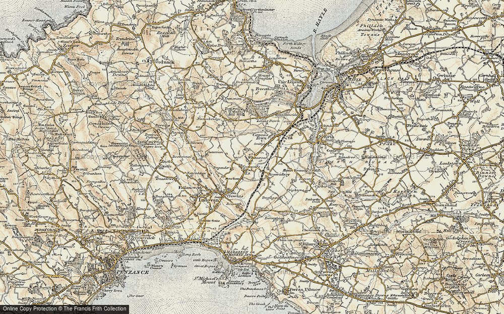 Old Map of Cockwells, 1900 in 1900