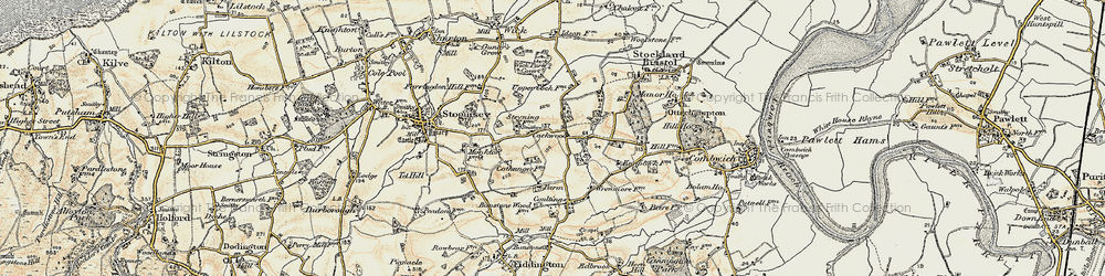 Old map of Cockwood in 1898-1900