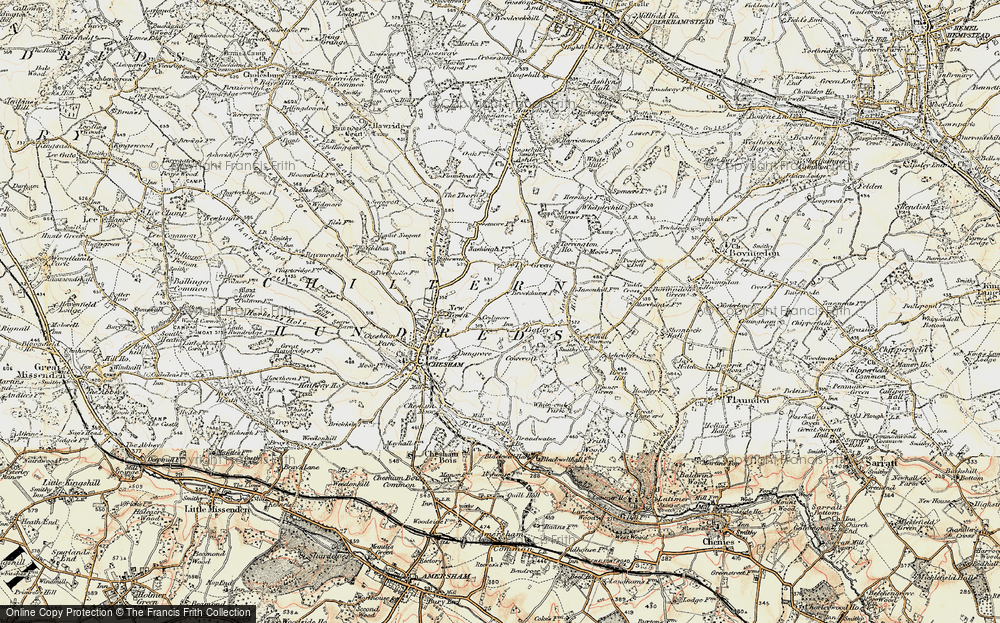 Old Map of Codmore, 1897-1898 in 1897-1898