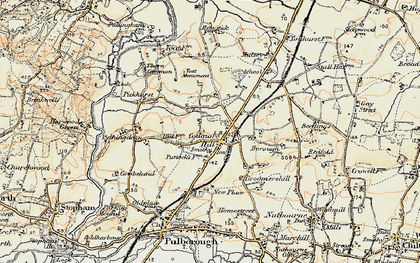 Old map of Codmore Hill in 1897-1900