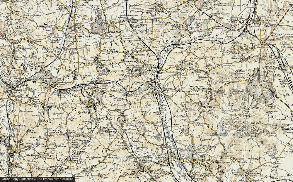 Old Map of Codnor Park, 1902 in 1902