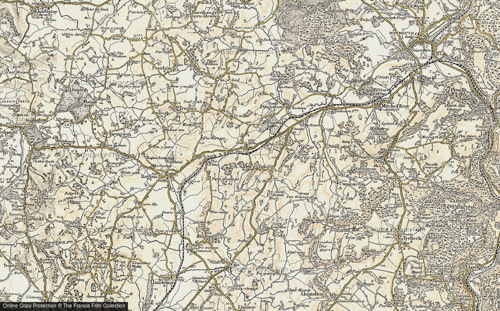 Old Map of Coed-y-fedw, 1899-1900 in 1899-1900