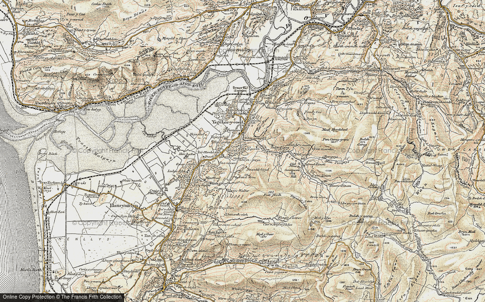 Old Map of Coed y Garth, 1902-1903 in 1902-1903