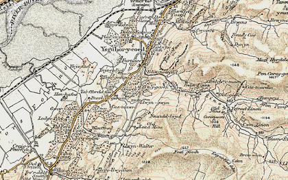 Old map of Ynys Greigiog in 1902-1903