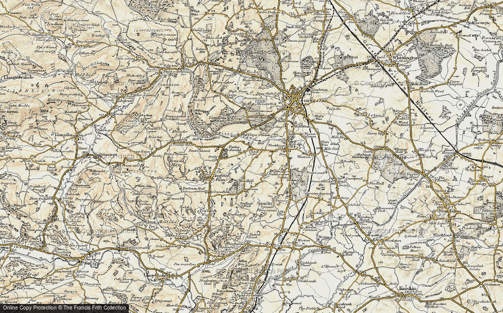 Old Map of Coed y go, 1902-1903 in 1902-1903