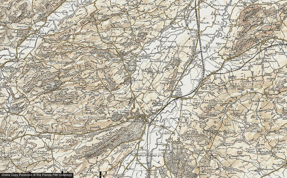 Old Map of Coed-y-wlad, 1902-1903 in 1902-1903