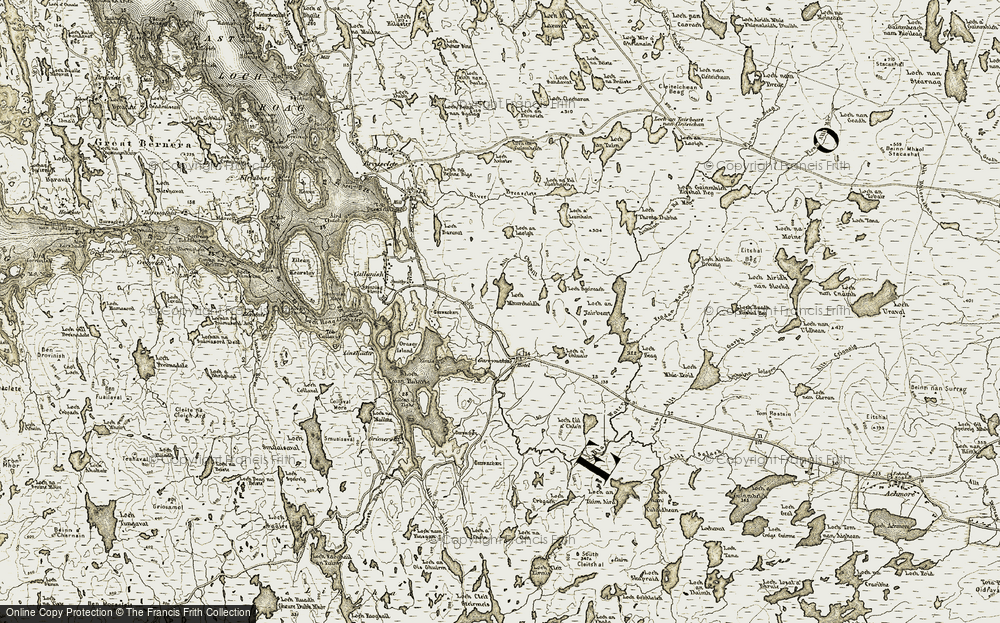 Old Map of Coire an Fhuarain, 1911 in 1911