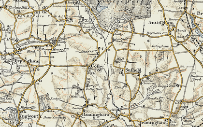 Old map of Buck Br in 1901-1902