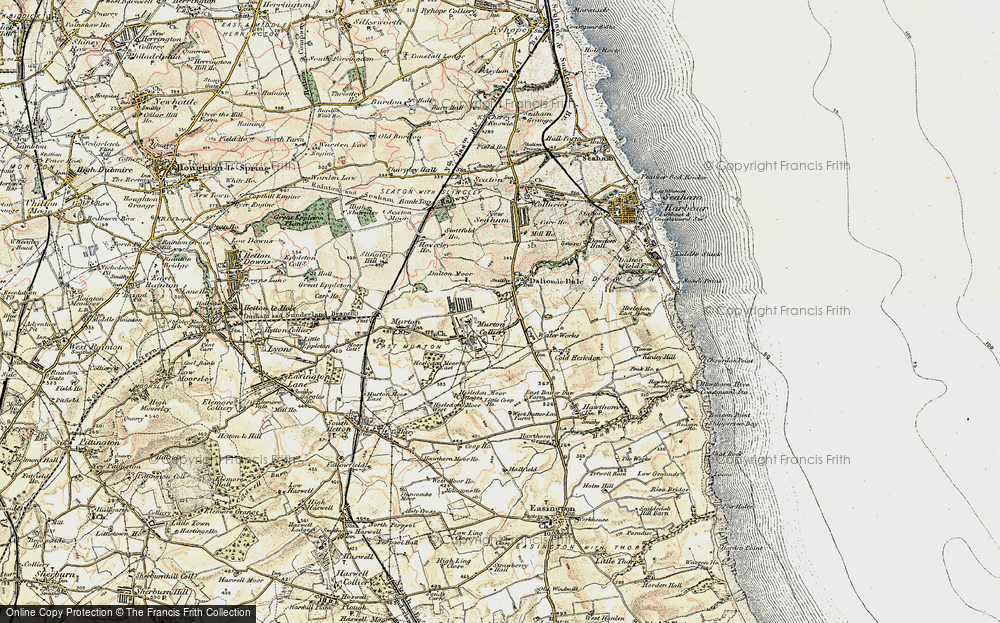 Old Map of Cold Hesledon, 1901-1904 in 1901-1904