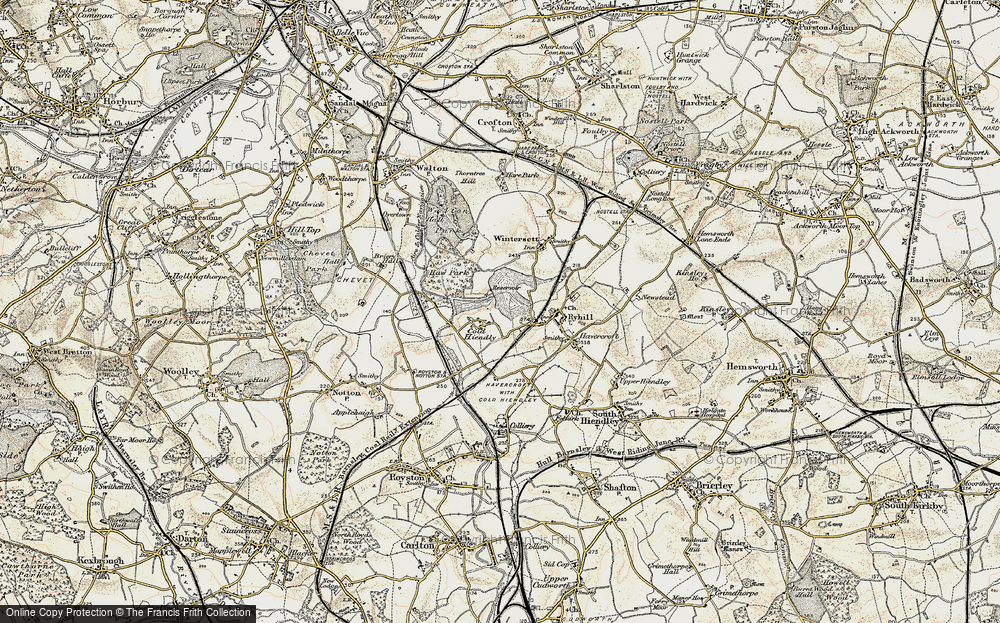 Old Map of Historic Map covering Ellis Laithe in 1903