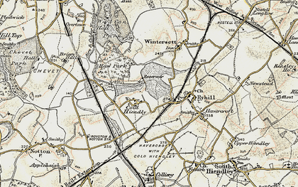 Old map of Ellis Laithe in 1903