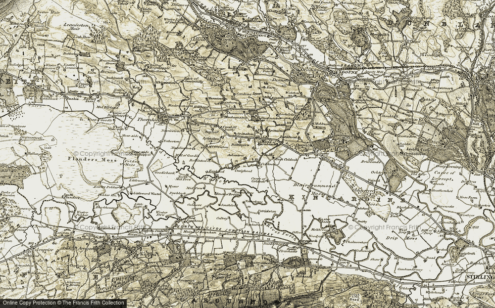 Old Map of Coldoch, 1904-1907 in 1904-1907