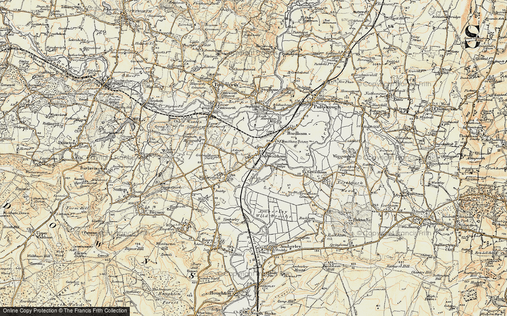 Old Map of Coldwaltham, 1897-1900 in 1897-1900