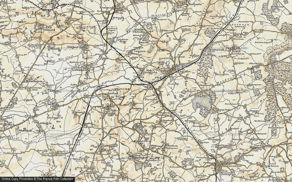 Old Map of Cole, 1899 in 1899