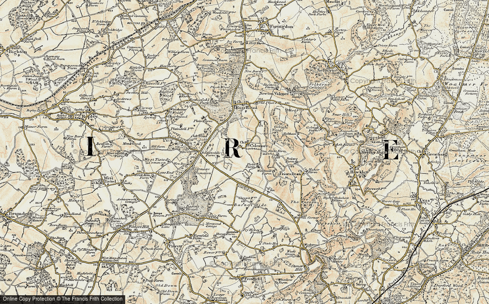 Old Map of Colemore, 1897-1900 in 1897-1900