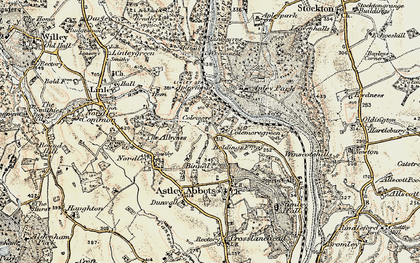 Old map of Boldings, The in 1902