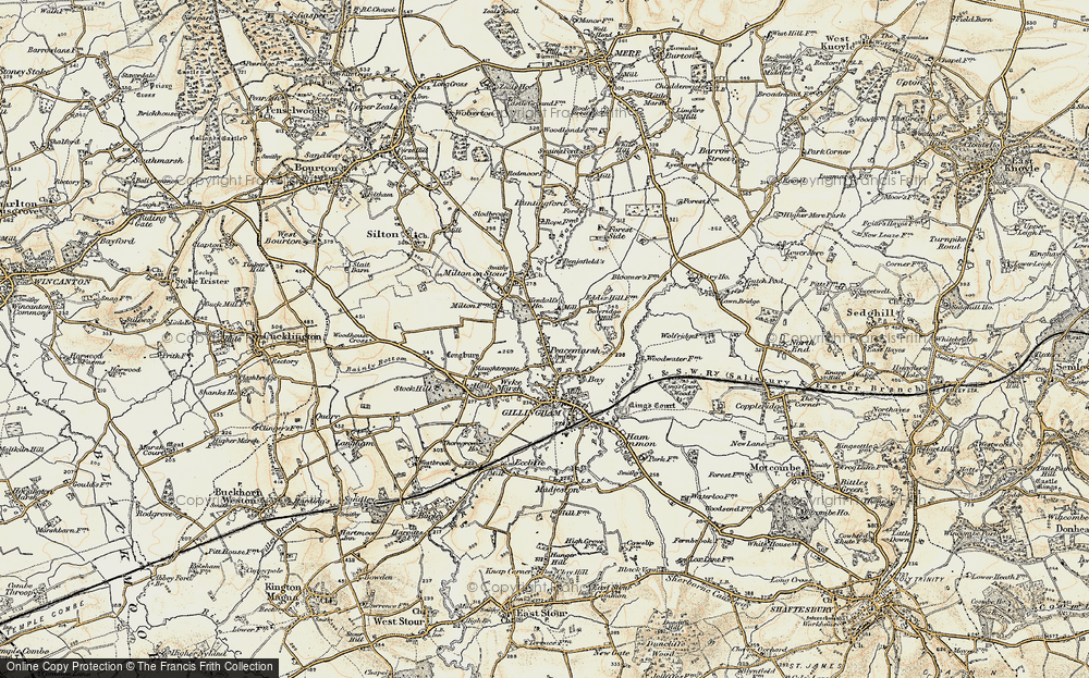 Old Map of Colesbrook, 1897-1899 in 1897-1899