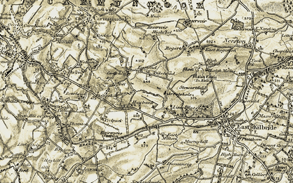 Old map of College Milton in 1904-1905