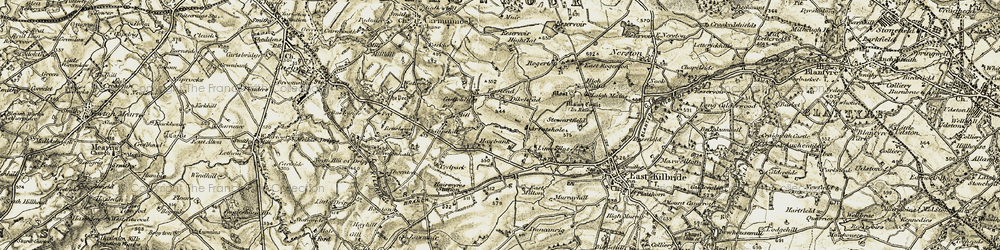 Old map of College Milton in 1904-1905