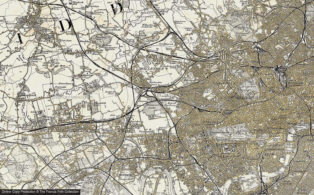 Old Map of College Park, 1897-1909 in 1897-1909