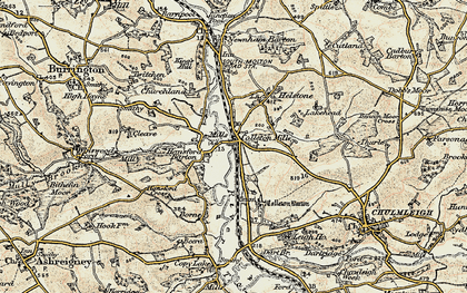 Old map of Bircham in 1899-1900