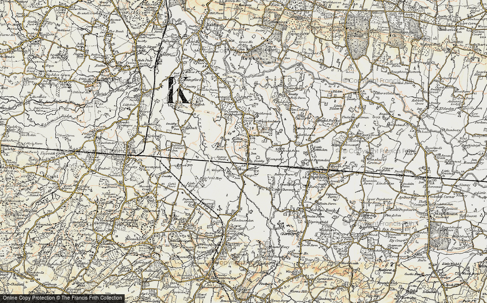Old Map of Collier Street, 1897-1898 in 1897-1898