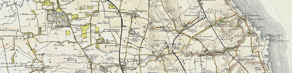 Old map of Collingwood in 1901-1903