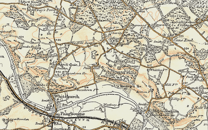 Old map of Collins End in 1897-1900