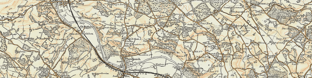 Old map of Baulk, The in 1897-1900