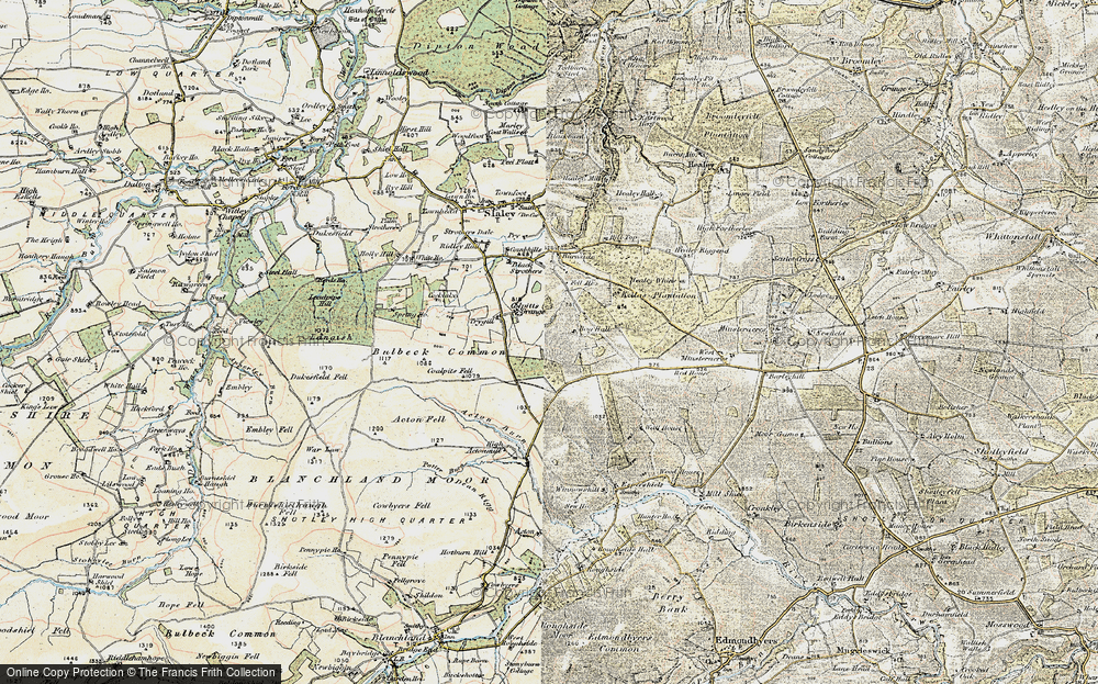 Old Map of Colpitts Grange, 1901-1904 in 1901-1904