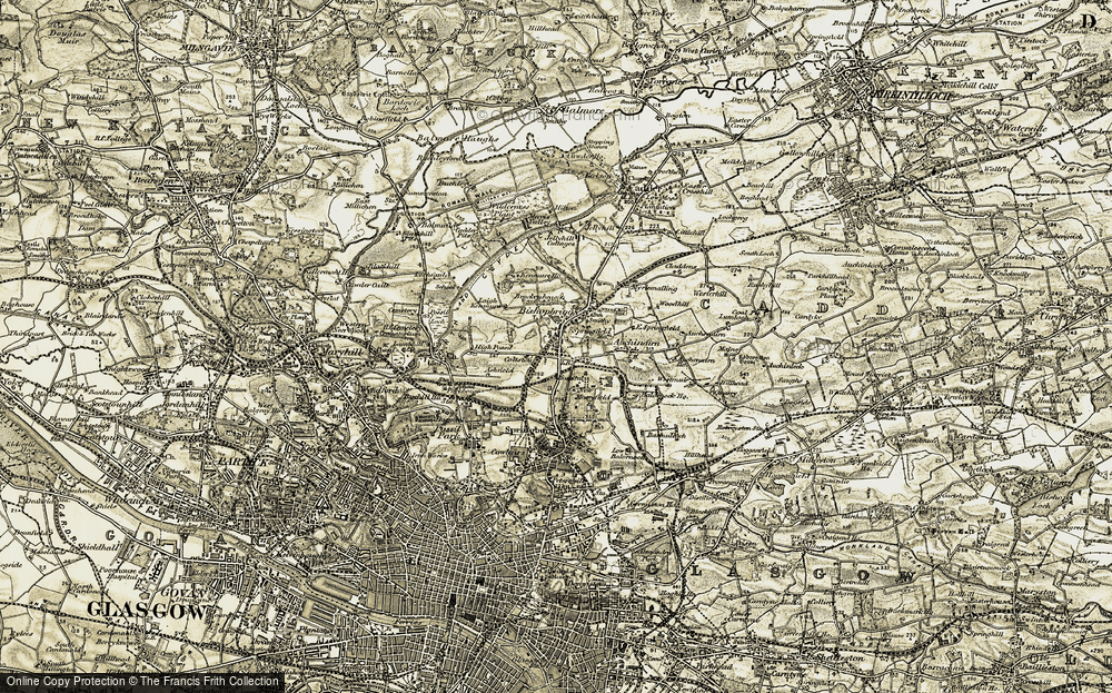 Old Map of Colston, 1904-1905 in 1904-1905