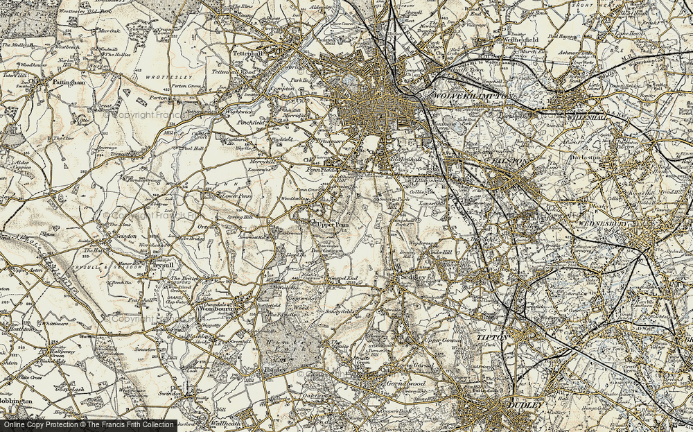 Old Map of Colton Hills, 1902 in 1902