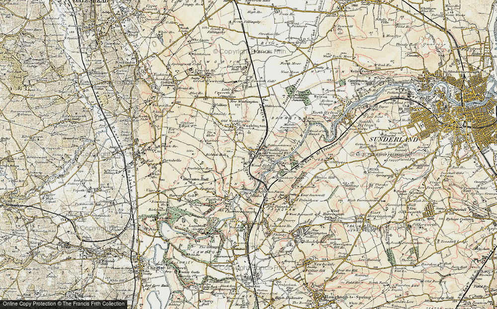 Old Map of Columbia, 1901-1904 in 1901-1904