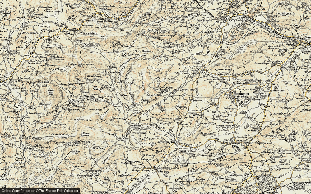 Old Map of Colva, 1900-1902 in 1900-1902