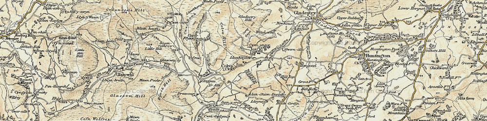 Old map of Colva in 1900-1902