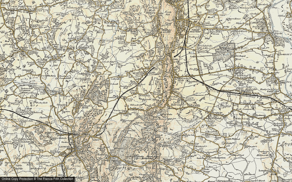 Old Map of Colwall Green, 1899-1901 in 1899-1901