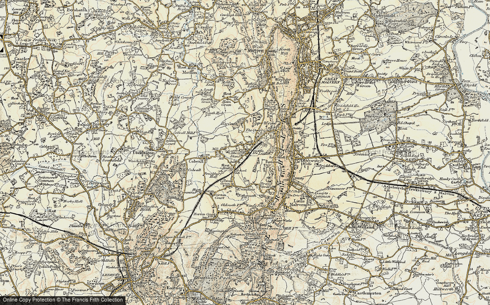 Old Map of Colwall Stone, 1899-1901 in 1899-1901