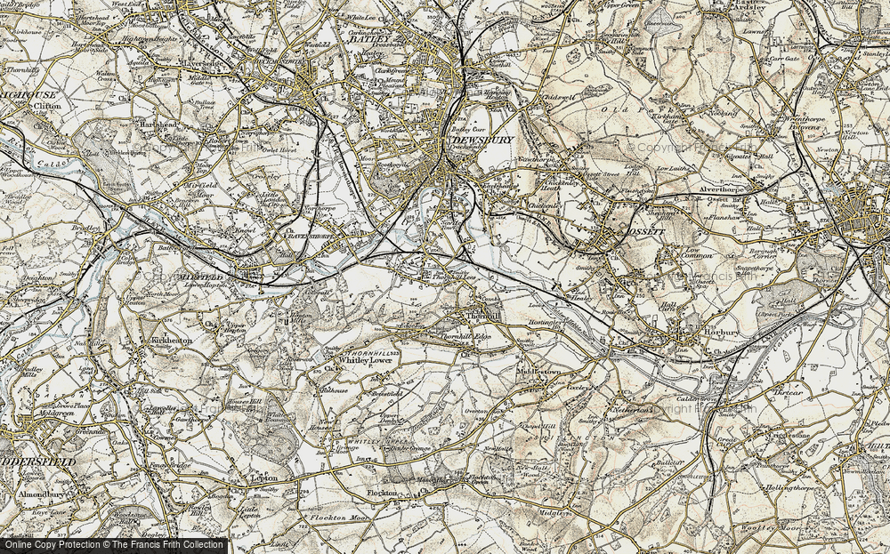 Old Map of Combs, 1903 in 1903