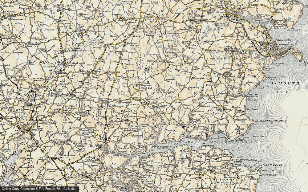 Old Map of Comfort, 1900 in 1900