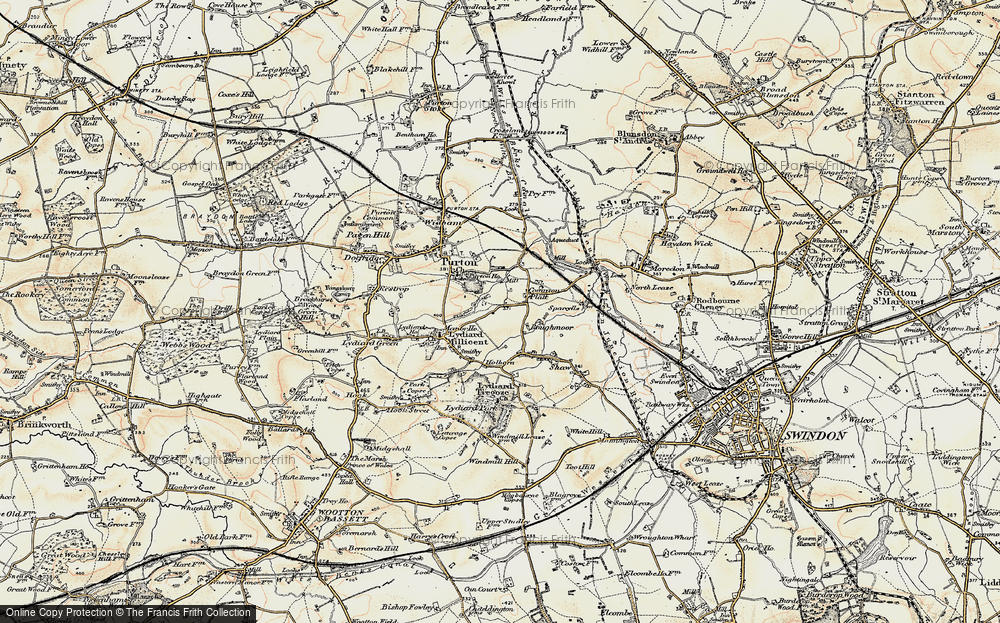 Old Map of Common Platt, 1898-1899 in 1898-1899