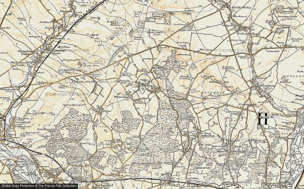 Old Map of Common, The, 1897-1898 in 1897-1898