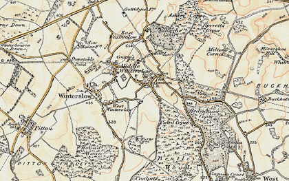 Old map of Common, The in 1897-1898