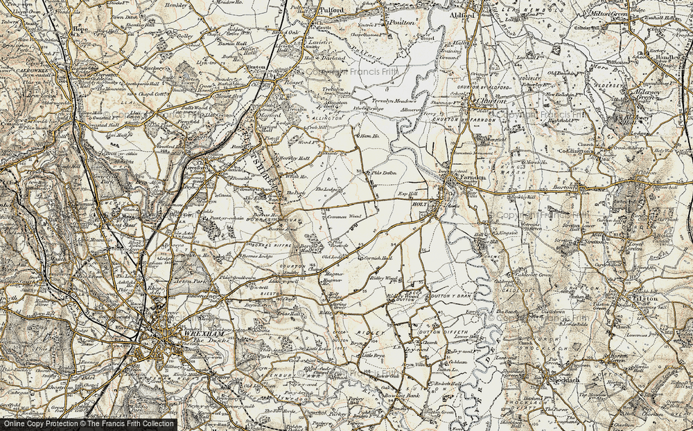 Old Map of Commonwood, 1902 in 1902