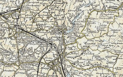 Old map of Compstall in 1903