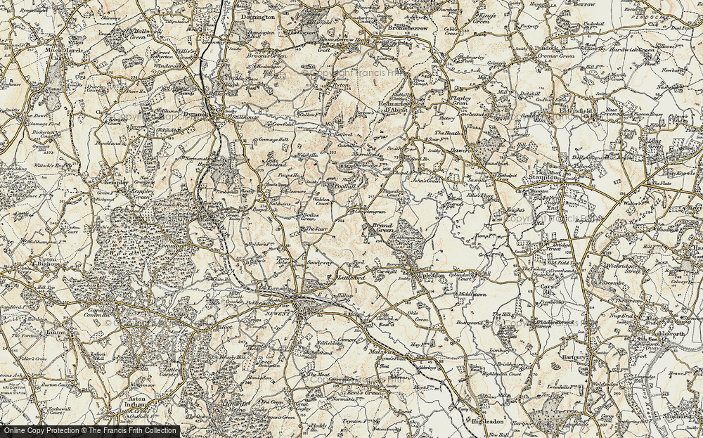Old Map of Compton Green, 1899-1900 in 1899-1900