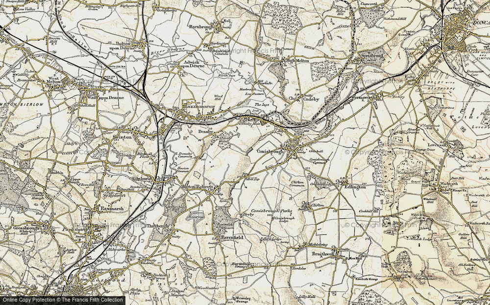 Old Map of Conanby, 1903 in 1903