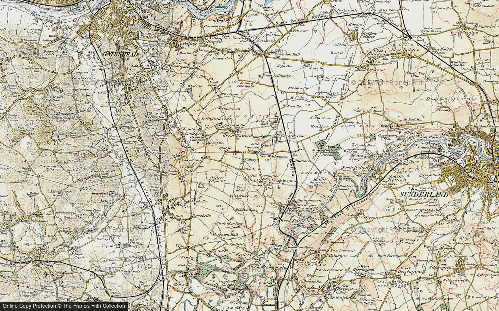 Old Map of Concord, 1901-1904 in 1901-1904