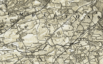 Old map of Condorrat in 1904-1905