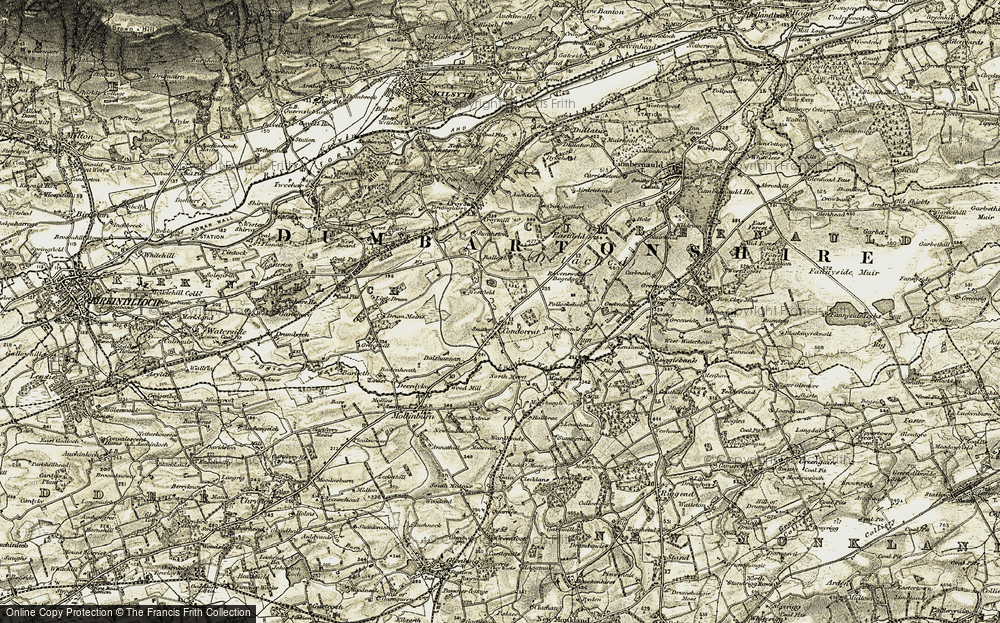 Historic Ordnance Survey Map of Condorrat, 1904-1905